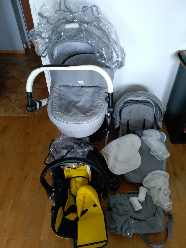 Adamex Barletta 2w1 + Kiddy Evolution Pro2 DODATKI