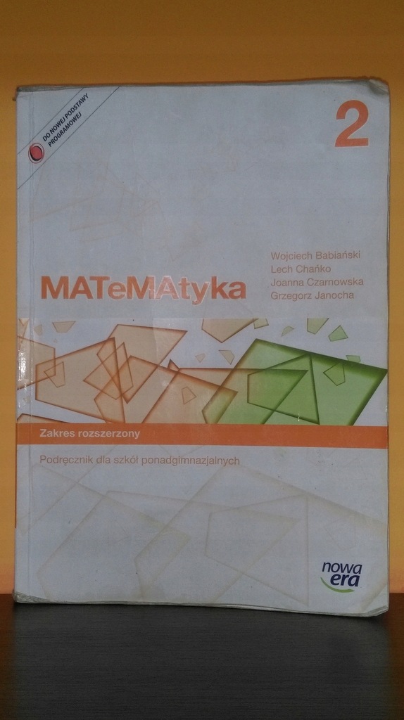 Matematyka 2 Zakres Rozszerzony Nowa Era 7515091237 Oficjalne Archiwum Allegro 9043