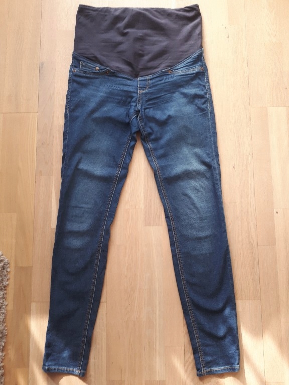 spodnie,jeansy ciążowe H&amp;M 36 s