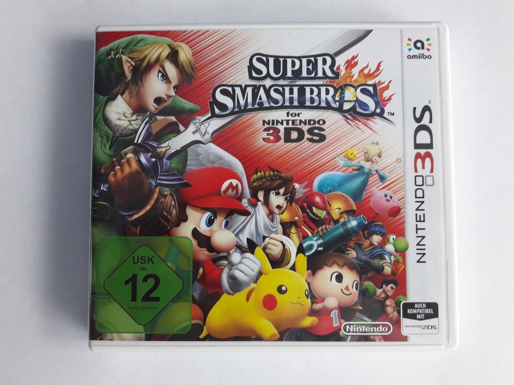 Super Smash Bros. Nintendo 3DS gra używana, ideał!