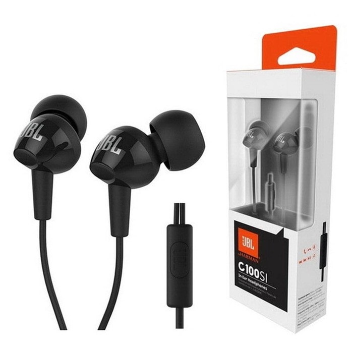 ORYGINALNE SŁUCHAWKI JBL C100SI by HARMAN Jack 3,5