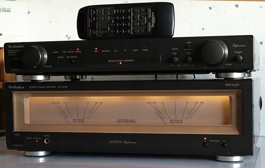 Technics SE-A900S + SU-C800UE Reference - dzielony