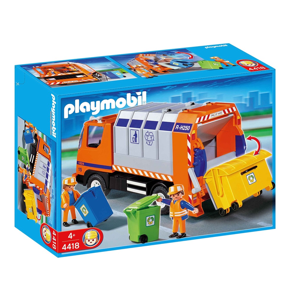 PLAYMOBIL CITY ACTION 4418 ŚMIECIARKA