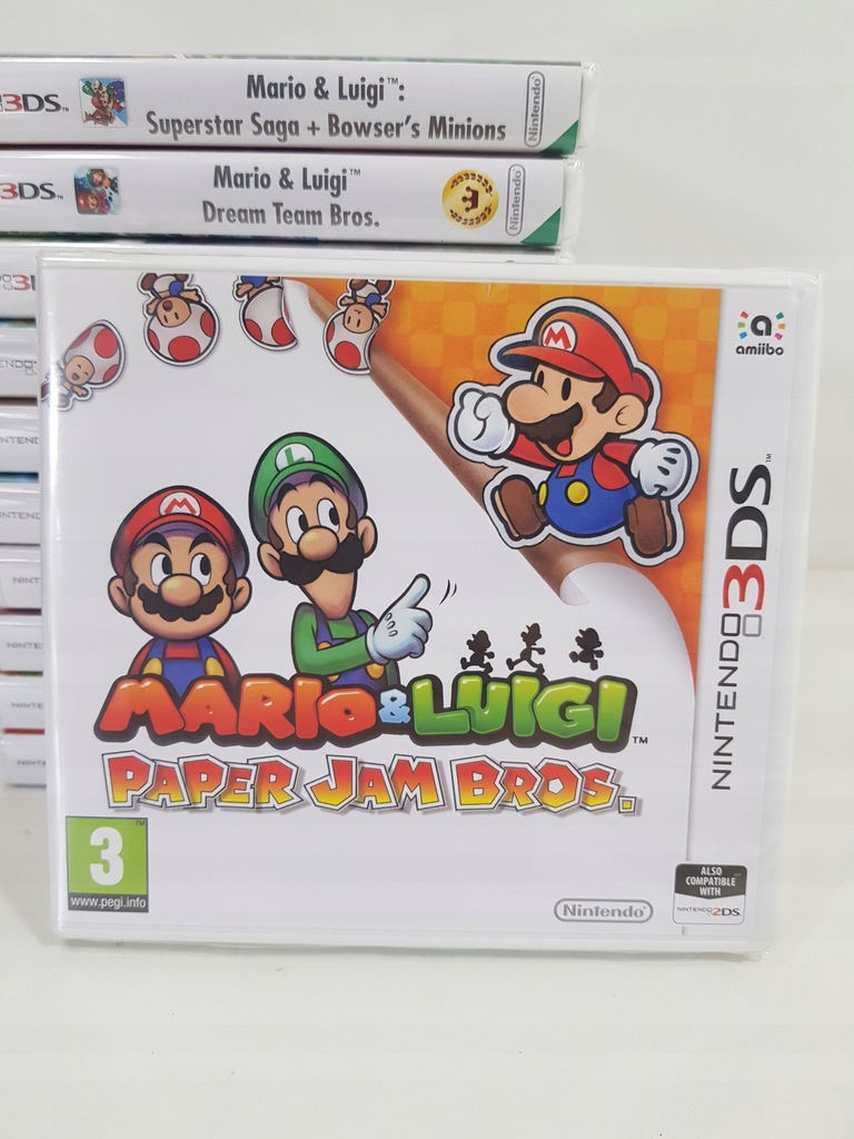 MARIO &amp; LUIGI PAPER JAM BROS NINTENDO 3DS NOWA
