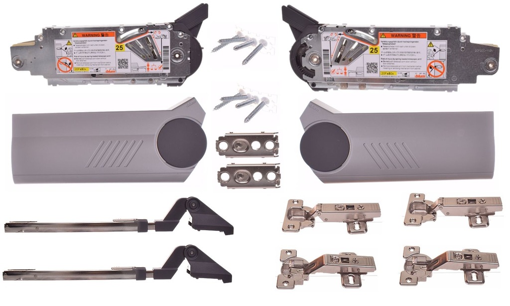 AVENTOS HF 20F2500 + 20F3500 PODNOŚNIK ŁAMANY BLUM