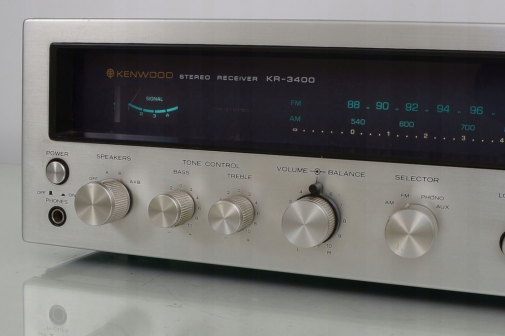 Kenwood KR3400 Vintage AM/FM Stereo Receiver 7559644217 oficjalne archiwum Allegro