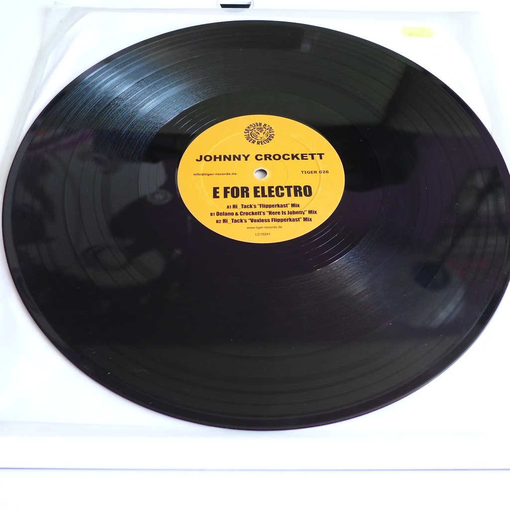 JOHNNY CROCKETT ‎– E FOR ELECTRO