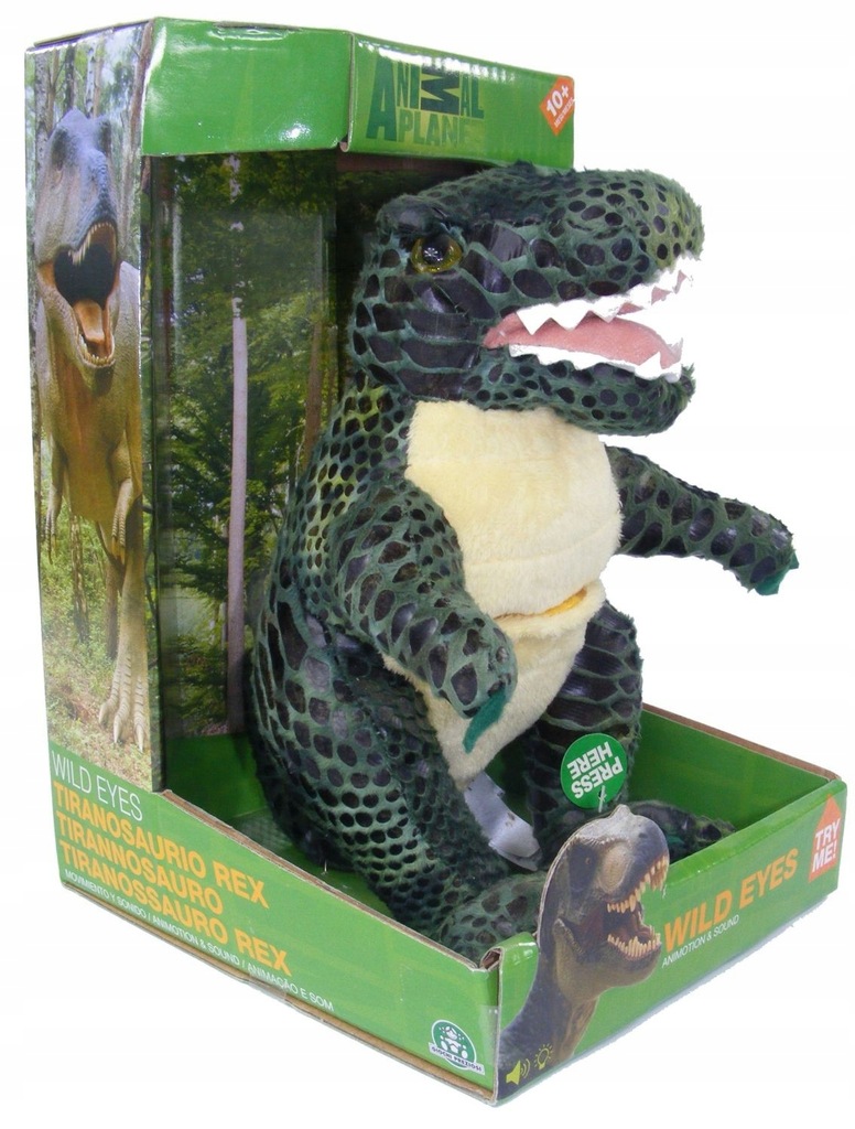 MASKOTKA DINOZAUR T-REX ANIMAL PLANET