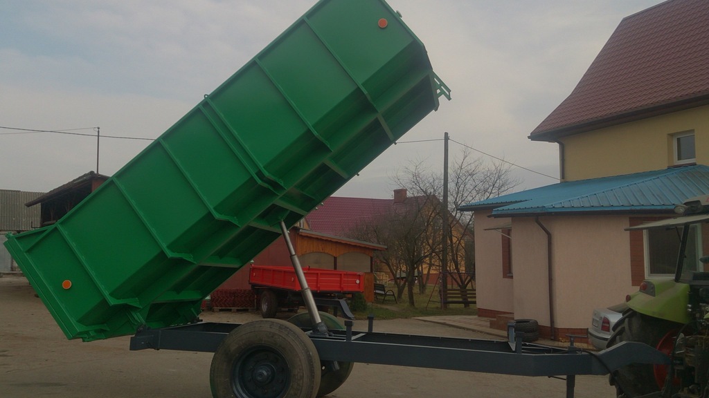 Przyczepa wywrotka tandem 8t - 10t produce