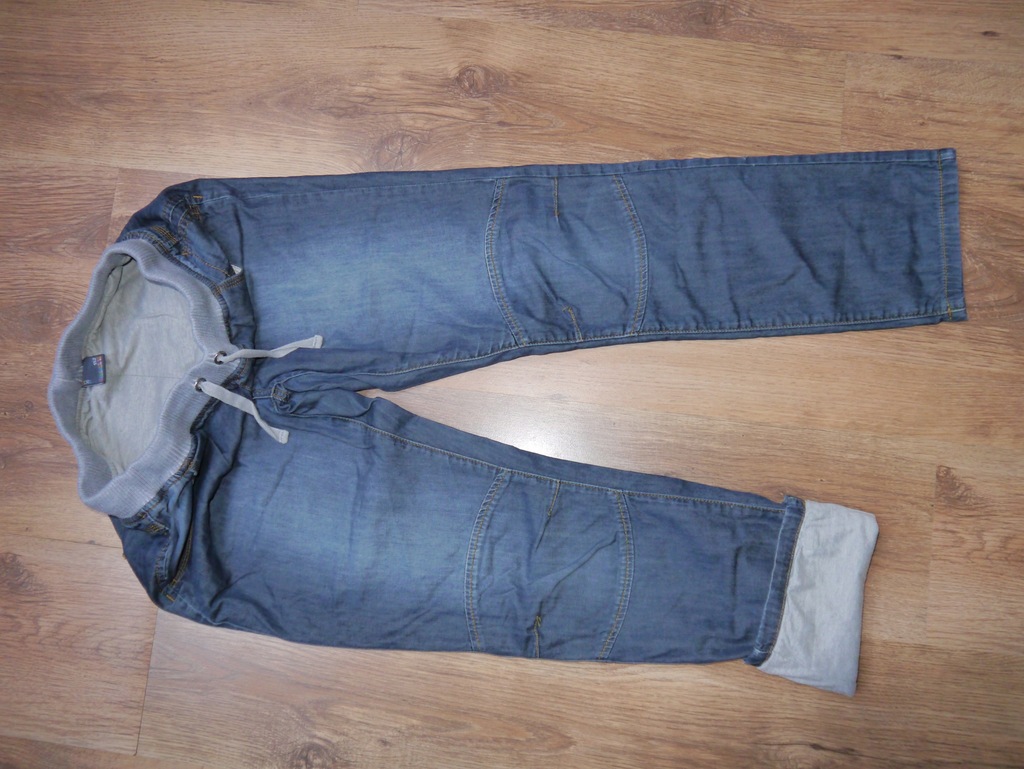 Spodnie jeansowe, ocieplane CC r. 152