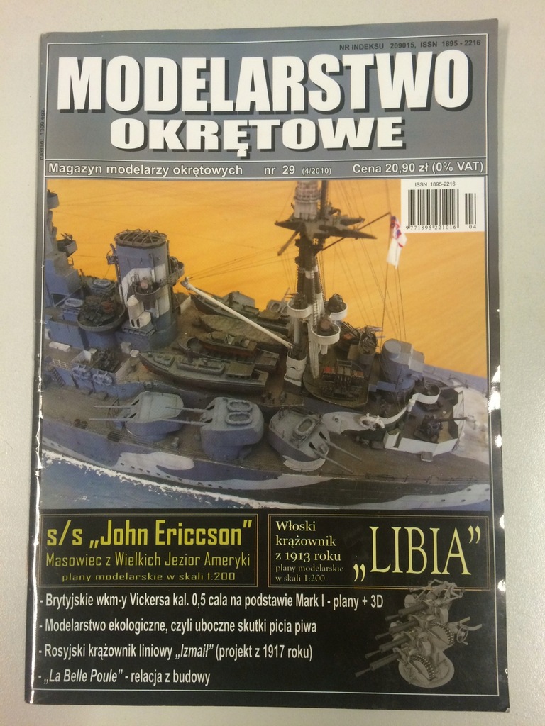 OKAZJA !!! Modelarstwo Okrętowe nr 29 (4-2010)