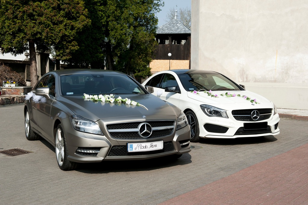 Auto do Ślubu Złoty Mercedes CLS lub biały CLA