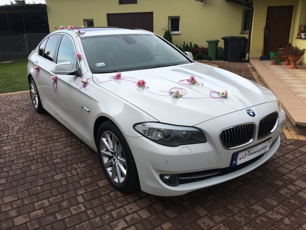 Auto Samochód do Ślubu białe BMW F10