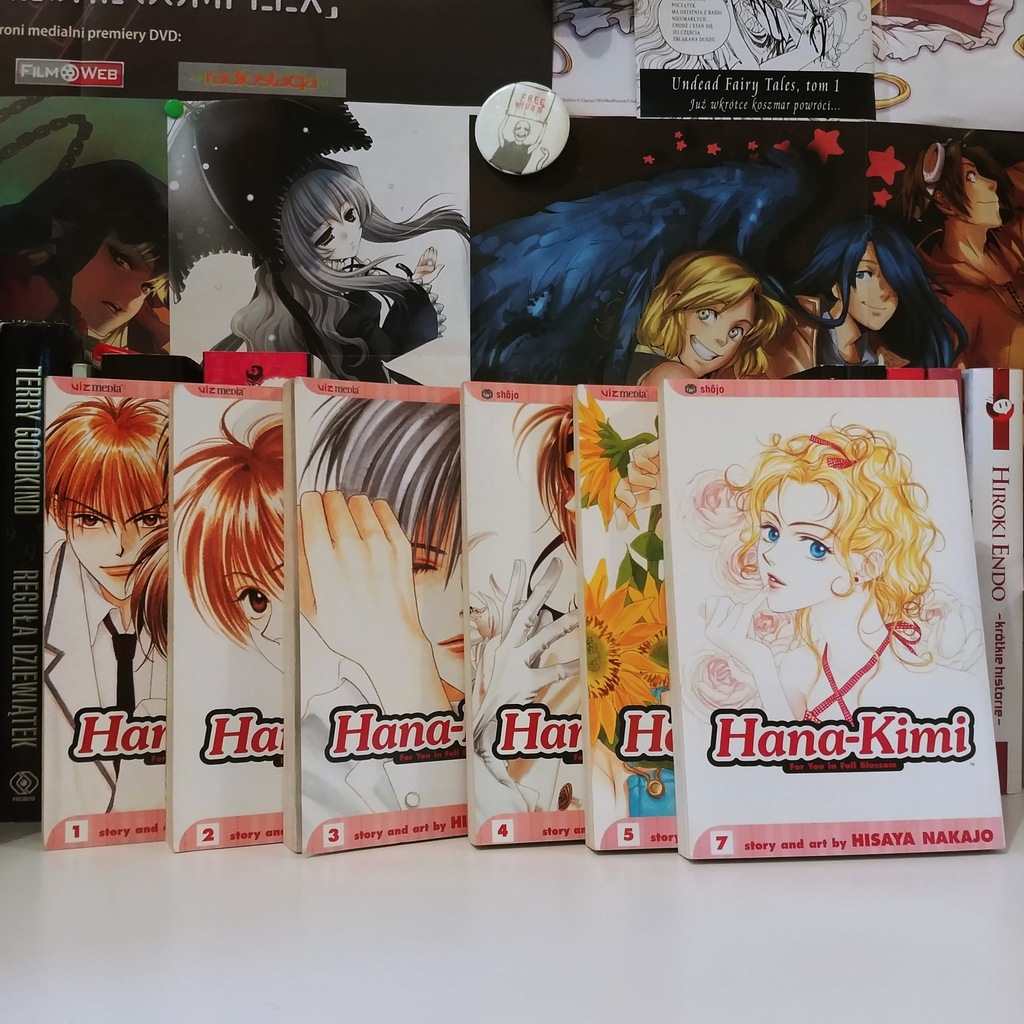 hana kimi 1-5 i 7 manga anime komiks japoński tom