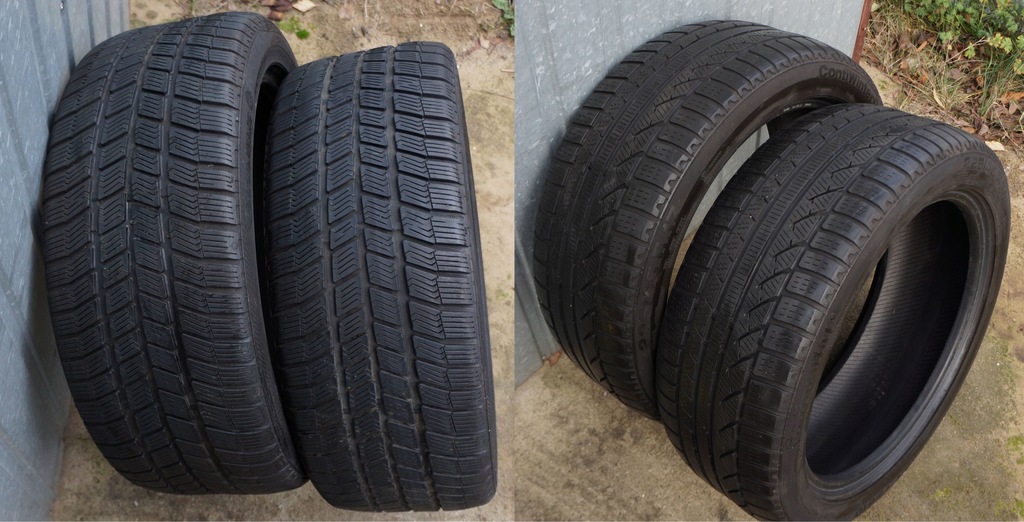 4 opony ZIMOWE z RANTEM OCHRONNYM 225/45/17 R17