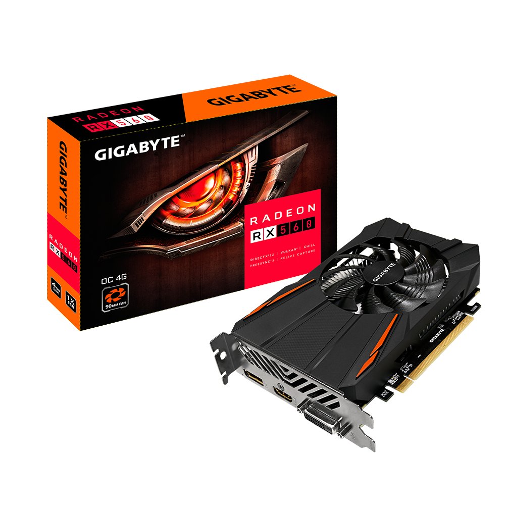 Gigabyte Radeon RX 560 OC 4GB - w magazynie