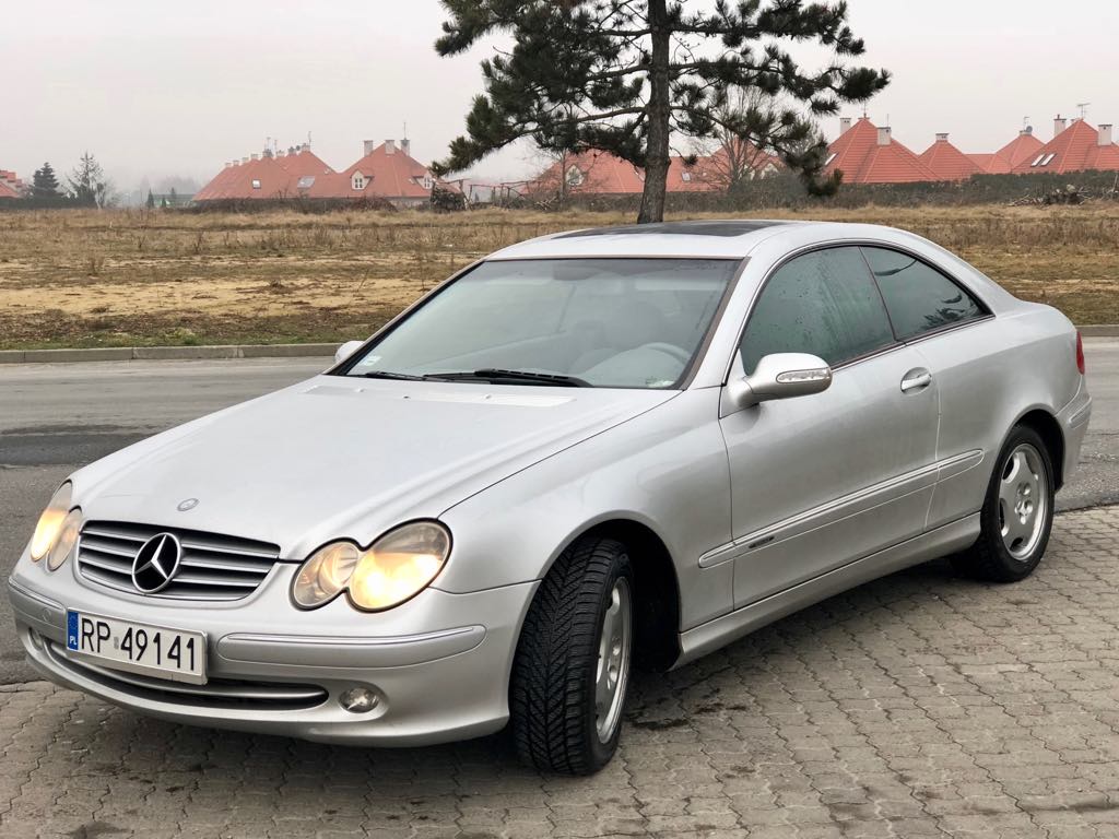 Mercedes CLK w209 270 CDI Elegance jasne skory