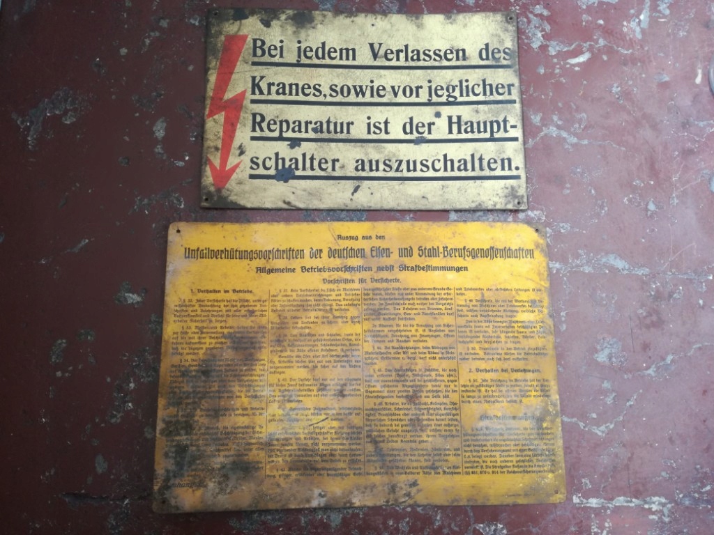 Stare Niemieckie Szyldy Tablice Blacha Deutschland