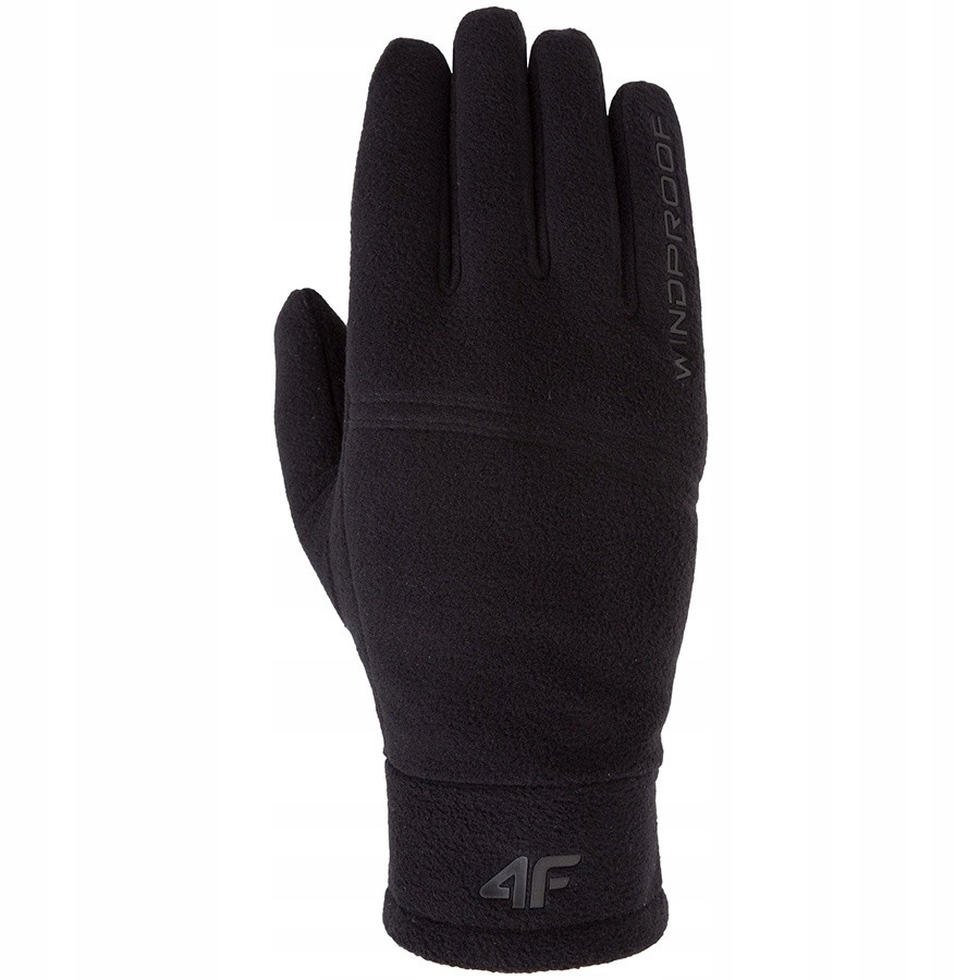 Rękawiczki zimowe 4F H4Z18-REU004 21S - CZARNY; L