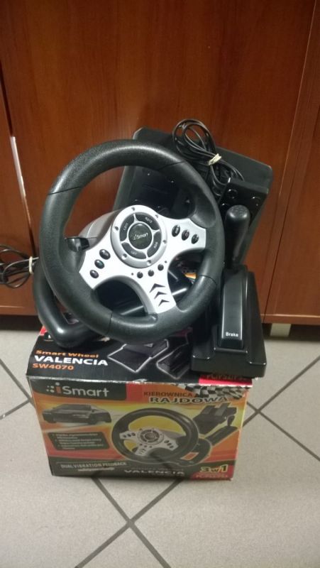 KIEROWNICA RAJDOWA DO GRY VALENCIA SW4070 KPL