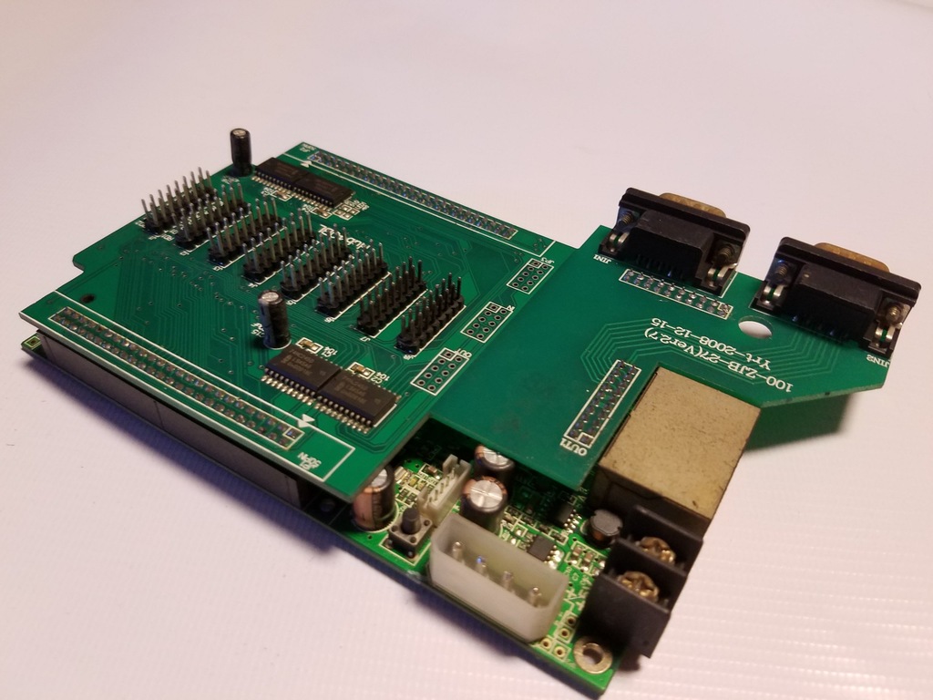 Karta LINSN RV801 + Hub40BL kompletna, telebim