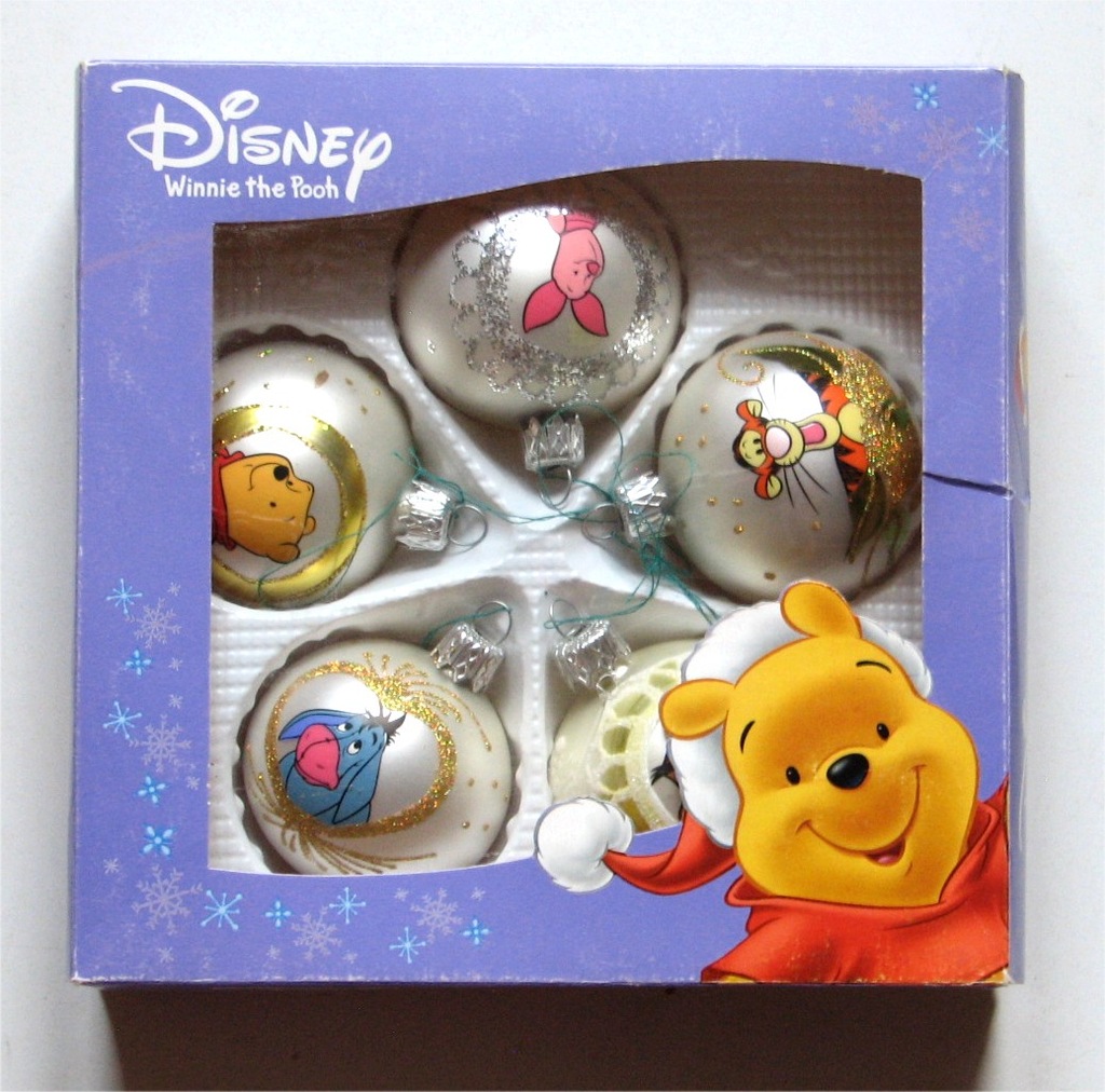 Bombki Disney Winnie The Pooh /Kubuś Puchatek 5szt