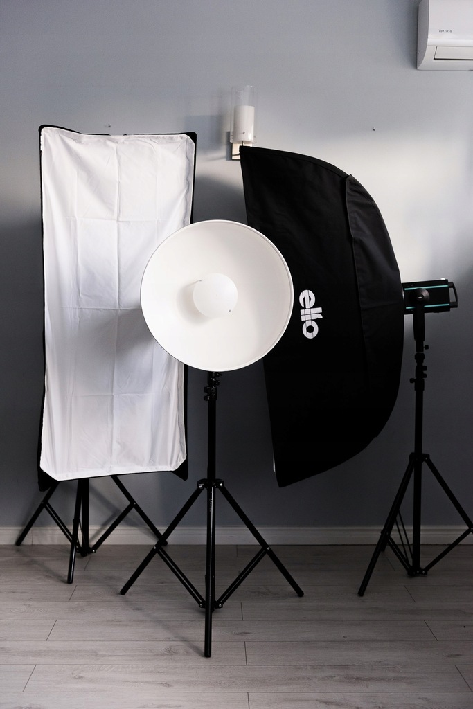 STUDIO set ELFO, quant 600Pro, 500 x2 soft box