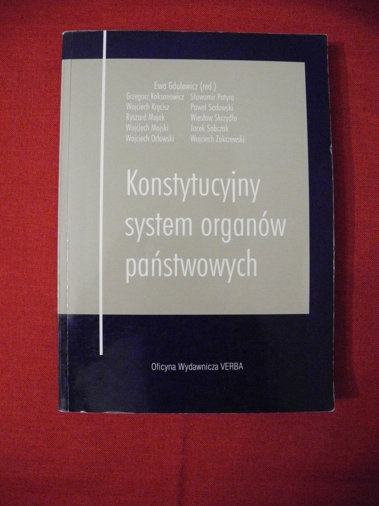 Konstytucyjny system organów państwowych