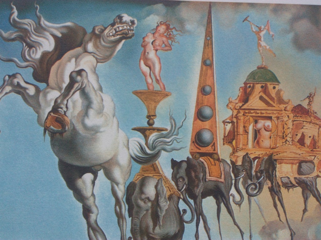 Salvador Dali Kuszenie świętego Antoniego SALVADOR DALI "Kuszenie św Antoniego"Syg - 7742636701 - oficjalne