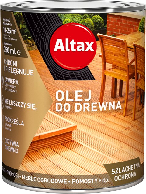 ALTAX impregnat OLEJ DO DREWNA taras 2,5 PALIS ANG