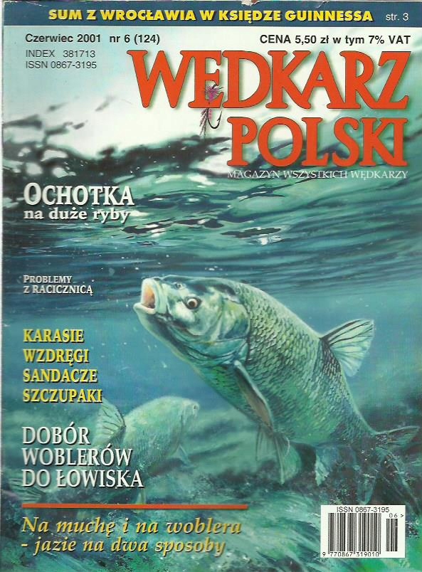 WĘDKARZ POLSKI CZERWIEC 2001 __________!