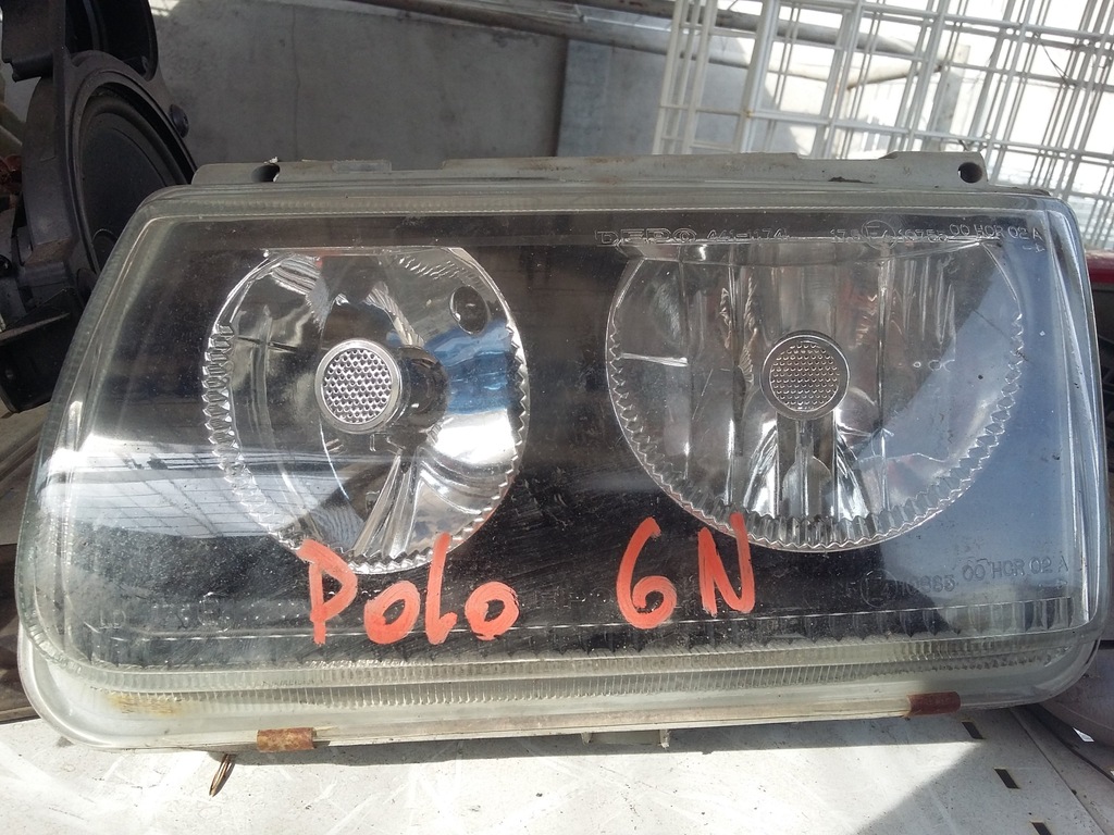 vw polo 6n lampa reflektor lewy przód sonar