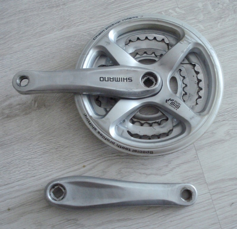 Shimano FC-TX71 Dual SIS korba z osłoną 28x38x48