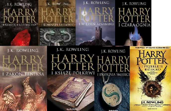 Harry Potter Pakiet 8 Ksiazek Rowling Tw 7218527793 Oficjalne Archiwum Allegro