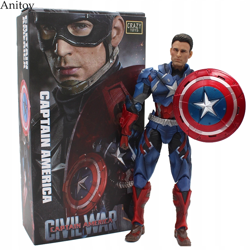 Figurka Avengers - Kapitan Ameryka - 25cm - HIT!