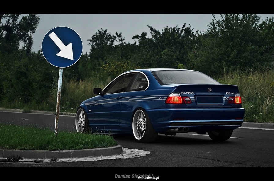 BMW 3 e46 coupe Alpina spoiler na klape 7050182641