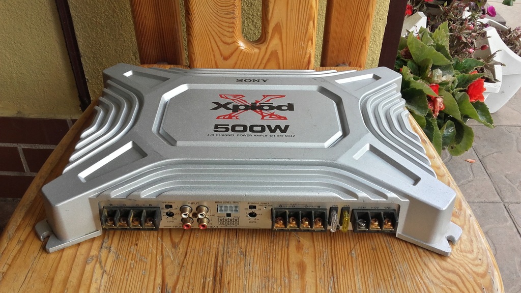 Wzmacniacz SONY XPLOD XM504Z 500W 7446432614 oficjalne archiwum