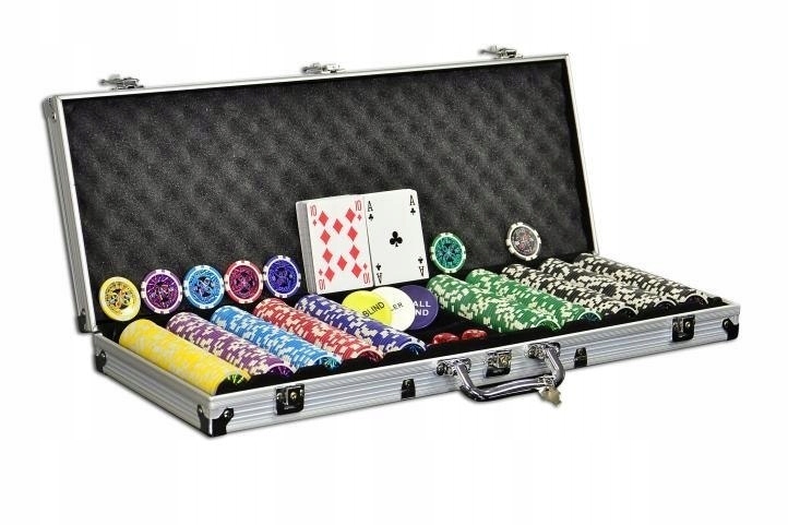 Zestaw pokerowy w walizce Gra w pokera Poker nomin