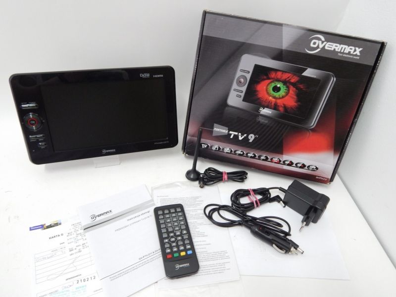 TV PRZENOŚNY SAMOCHODOWY OVERMAX OV-PTV-212