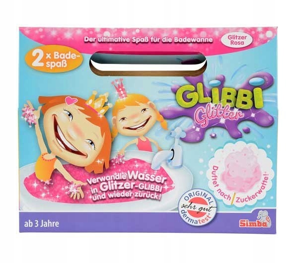 RÓŻOWY PROSZEK MASA ŻELOWA SIMBA Glibbi