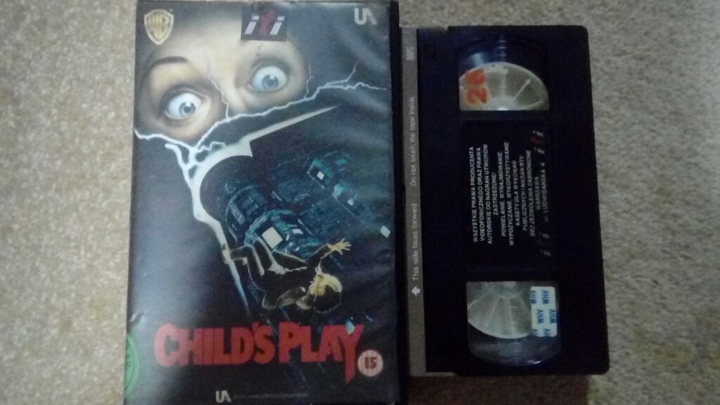 CHILD'S PLAY Laleczka Chucky VHS 7091526612 oficjalne archiwum Allegro