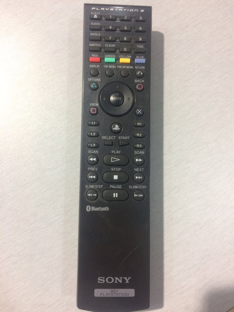 Pilot Sony PlayStation 3 PS3 BD REMOTE CONTROL 7127908696 oficjalne