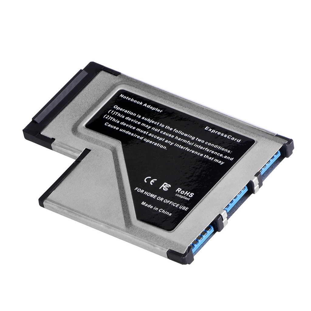 KARTA ADAPTER EXPRESS CARD 54mm USB 3.0 3 porty 6821417234