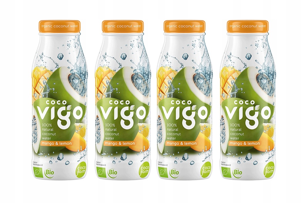 WODA KOKOS/PUREE MANGO 4x175ml-BIO/NATURAL/0CUKRU