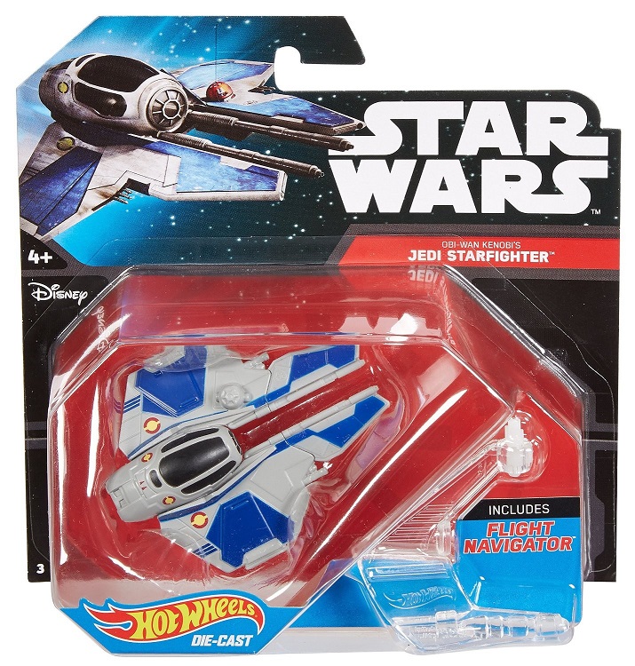 Hot Wheels Star Wars Statek Jedi Starfighter CGW65