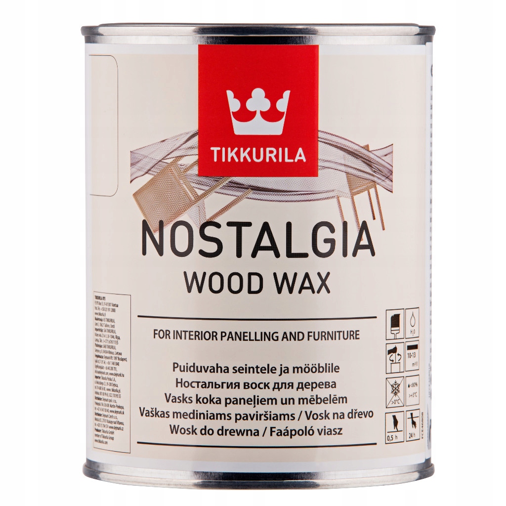 Wosk Tikkurila Nostalgia Wood Wax 1L - COCONUT
