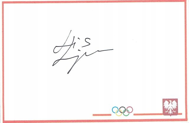 Lucjan Lis AUTOGRAF ! Hit