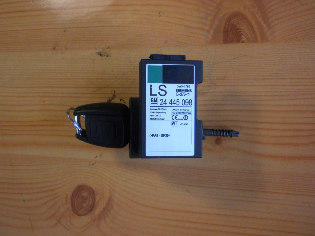 IMMOBILISER PETLA LS 24445098 + STACYJKA