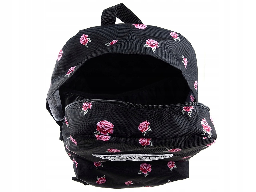 PLECAK VANS REALM BACKPACK BLACK ROSE VN0A3UI6RDU 7492030518