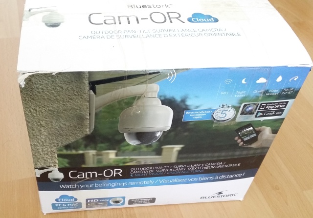 Kam IP Bluestork BS-CAM-OR/HD Wi-Fi OS Android P2P